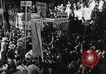 Image of banners supporting Franklin Roosevelt Philadelphia Pennsylvania USA, 1936, second 58 stock footage video 65675050258