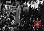 Image of banners supporting Franklin Roosevelt Philadelphia Pennsylvania USA, 1936, second 60 stock footage video 65675050258