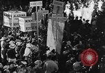 Image of banners supporting Franklin Roosevelt Philadelphia Pennsylvania USA, 1936, second 62 stock footage video 65675050258