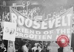 Image of banners supporting Franklin Roosevelt Philadelphia Pennsylvania USA, 1936, second 22 stock footage video 65675050259