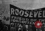 Image of banners supporting Franklin Roosevelt Philadelphia Pennsylvania USA, 1936, second 29 stock footage video 65675050259