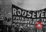 Image of banners supporting Franklin Roosevelt Philadelphia Pennsylvania USA, 1936, second 32 stock footage video 65675050259