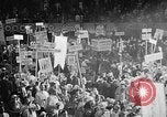 Image of banners supporting Franklin Roosevelt Philadelphia Pennsylvania USA, 1936, second 34 stock footage video 65675050259