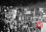 Image of banners supporting Franklin Roosevelt Philadelphia Pennsylvania USA, 1936, second 36 stock footage video 65675050259