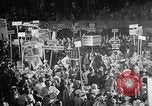 Image of banners supporting Franklin Roosevelt Philadelphia Pennsylvania USA, 1936, second 37 stock footage video 65675050259