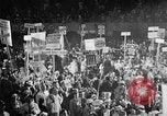 Image of banners supporting Franklin Roosevelt Philadelphia Pennsylvania USA, 1936, second 40 stock footage video 65675050259