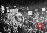 Image of banners supporting Franklin Roosevelt Philadelphia Pennsylvania USA, 1936, second 46 stock footage video 65675050259