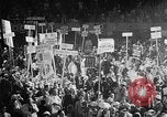 Image of banners supporting Franklin Roosevelt Philadelphia Pennsylvania USA, 1936, second 47 stock footage video 65675050259