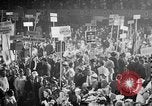 Image of banners supporting Franklin Roosevelt Philadelphia Pennsylvania USA, 1936, second 52 stock footage video 65675050259