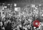 Image of banners supporting Franklin Roosevelt Philadelphia Pennsylvania USA, 1936, second 53 stock footage video 65675050259