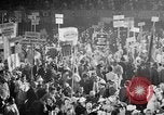 Image of banners supporting Franklin Roosevelt Philadelphia Pennsylvania USA, 1936, second 55 stock footage video 65675050259