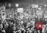 Image of banners supporting Franklin Roosevelt Philadelphia Pennsylvania USA, 1936, second 56 stock footage video 65675050259