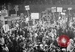 Image of banners supporting Franklin Roosevelt Philadelphia Pennsylvania USA, 1936, second 58 stock footage video 65675050259