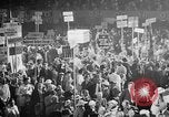Image of banners supporting Franklin Roosevelt Philadelphia Pennsylvania USA, 1936, second 59 stock footage video 65675050259