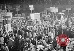 Image of banners supporting Franklin Roosevelt Philadelphia Pennsylvania USA, 1936, second 62 stock footage video 65675050259