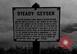 Standbild Steady Geysir Wyoming United States USA, 1936, aus Sekunde 1 historischem Filmmaterial Videoclip 65675050282