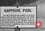 Standbild Sapphire Pool Wyoming United States USA, 1936, aus Sekunde 3 historischem Filmmaterial Videoclip 65675050284