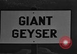 Standbild Giant Geysir Wyoming United States USA, 1936, aus Sekunde 1 historischem Filmmaterial Videoclip 65675050288