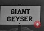 Standbild Giant Geysir Wyoming United States USA, 1936, aus Sekunde 3 historischem Filmmaterial Videoclip 65675050288