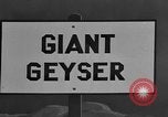 Standbild Giant Geysir Wyoming United States USA, 1936, aus Sekunde 4 historischem Filmmaterial Videoclip 65675050288