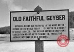 Standbild Old Faithful Geysir Wyoming United States USA, 1936, aus Sekunde 6 historischem Filmmaterial Videoclip 65675050289