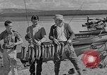 Image of tourists and wildlife Wyoming United States USA, 1936, second 5 stock footage video 65675050294