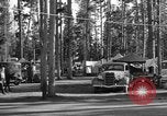 Image of tourists and wildlife Wyoming United States USA, 1936, second 20 stock footage video 65675050294