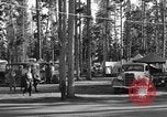 Image of tourists and wildlife Wyoming United States USA, 1936, second 21 stock footage video 65675050294