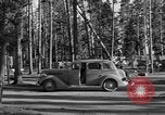 Image of tourists and wildlife Wyoming United States USA, 1936, second 30 stock footage video 65675050294