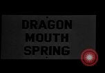 Image of Dragon Mouth Spring Wyoming United States USA, 1936, second 1 stock footage video 65675050296