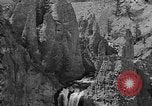 Image of Tower Falls Wyoming United States USA, 1936, second 19 stock footage video 65675050300
