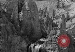 Image of Tower Falls Wyoming United States USA, 1936, second 25 stock footage video 65675050300
