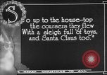 Image of Santa Claus delivers toys to children United States USA, 1926, second 33 stock footage video 65675050303