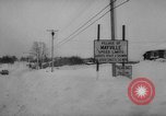 Image of bulldozer clears snow Mayville Wisconsin USA, 1966, second 28 stock footage video 65675050304