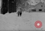 Image of bulldozer clears snow Mayville Wisconsin USA, 1966, second 37 stock footage video 65675050304