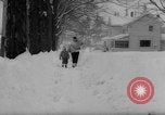 Image of bulldozer clears snow Mayville Wisconsin USA, 1966, second 38 stock footage video 65675050304