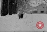 Image of bulldozer clears snow Mayville Wisconsin USA, 1966, second 40 stock footage video 65675050304