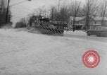 Image of bulldozer clears snow Mayville Wisconsin USA, 1966, second 48 stock footage video 65675050304