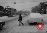 Image of bulldozer clears snow Mayville Wisconsin USA, 1966, second 52 stock footage video 65675050304