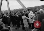 Image of Johnson and Ordaz view Lake Amistad Dam construction Ciudad Acuna Mexico, 1966, second 13 stock footage video 65675050305