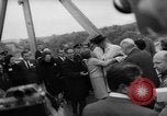 Image of Johnson and Ordaz view Lake Amistad Dam construction Ciudad Acuna Mexico, 1966, second 16 stock footage video 65675050305