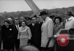 Image of Johnson and Ordaz view Lake Amistad Dam construction Ciudad Acuna Mexico, 1966, second 19 stock footage video 65675050305