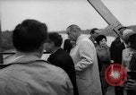 Image of Johnson and Ordaz view Lake Amistad Dam construction Ciudad Acuna Mexico, 1966, second 29 stock footage video 65675050305
