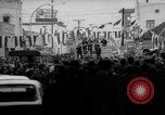 Image of Johnson and Ordaz view Lake Amistad Dam construction Ciudad Acuna Mexico, 1966, second 33 stock footage video 65675050305