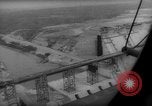 Image of Johnson and Ordaz view Lake Amistad Dam construction Ciudad Acuna Mexico, 1966, second 51 stock footage video 65675050305