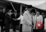 Image of Johnson and Ordaz view Lake Amistad Dam construction Ciudad Acuna Mexico, 1966, second 55 stock footage video 65675050305
