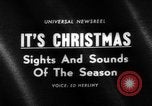 Image of Christmas Lights and decorations New York City USA, 1966, second 1 stock footage video 65675050312