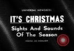 Image of Christmas Lights and decorations New York City USA, 1966, second 5 stock footage video 65675050312
