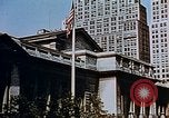 Standbild berühmte Sehenswürdigkeiten New York City USA, 1942, aus Sekunde 41 historischem Filmmaterial Videoclip 65675050316
