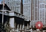 Standbild berühmte Sehenswürdigkeiten New York City USA, 1942, aus Sekunde 44 historischem Filmmaterial Videoclip 65675050316